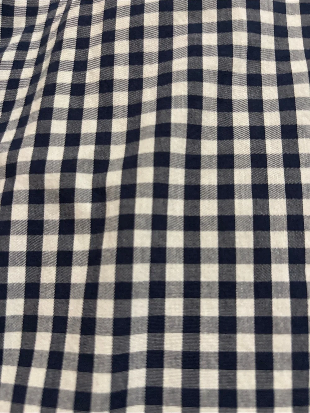 Banana Republic Navy and White Gingham Dress Shirt
